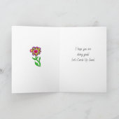 お考え花を添えお洒落て カード (内部)