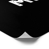 お肉にお米すしおもしろいステーキプンダーク ポスター (角)