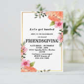 お肉を焼こう！感謝祭の招待状 招待状 (スタンド正面)