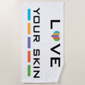 お肌のビーチ ビーチタオル (正面)