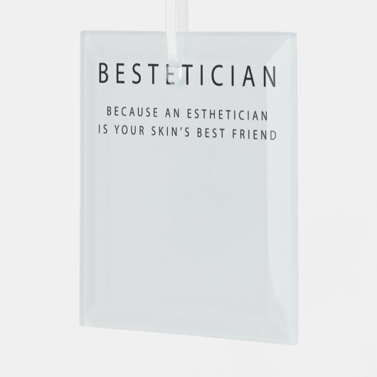 お肌の友最高の肌に塗る ガラスオーナメント (正面左)