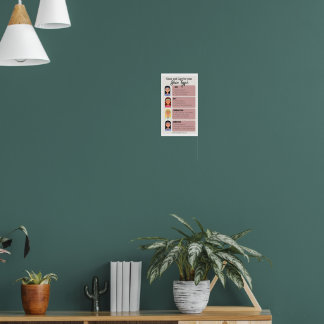 お肌の気に種類を知るための ポスター