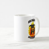 お腹が怒空いた。意地悪な猫。怒猫 コーヒーマグカップ (正面右)