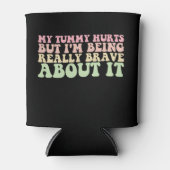 お腹が痛いけど本当に勇敢なんだ 缶クーラー (正面)