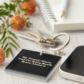 お腹が痛くて本当に勇気がある キーホルダー (正面右)