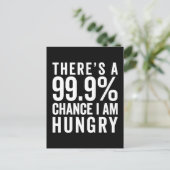 お腹が空いた面白い名言 ポストカード (スタンド正面)