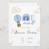 お腹が空いた！誕生日 招待状 (正面/裏面)