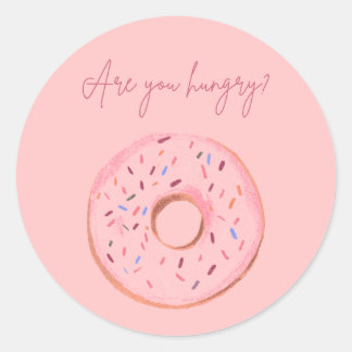 「お腹すいてる？」 ドーナツ🍩💞 ラウンドシール