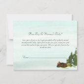 お腹のサイズくまのゲームアドベンチャー ママのお腹のサイズくまのゲーム 招待状 (正面)