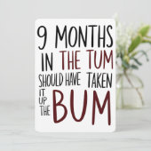 お腹の中で9ヶ月も育てたのにケツの穴も知らないなんて笑える 招待状 (スタンド正面)