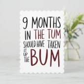 お腹の中9ヶ月でしっかり育ってるはずなのに面白いね 招待状 (スタンド正面)