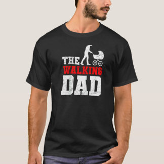 お腹の父さん ウォーキングDAD 面白い 準パパ Tシャツ