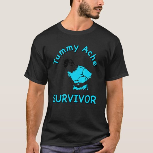 お腹の痛みの生存者 Tシャツ (正面)