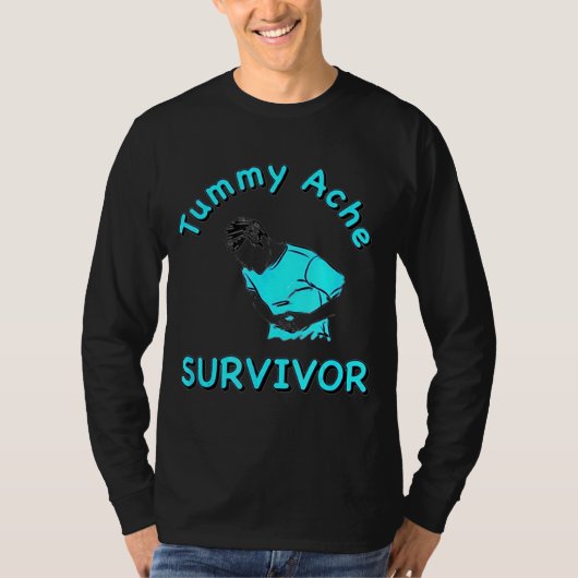 お腹の痛みの生存者 Tシャツ (正面)