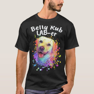 お腹をさするラブラドール・レトリーバー お腹をさするラボ 1 Tシャツ