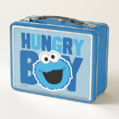 お腹をすかせたクッキーの怪物 メタルランチボックス (裏面)