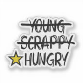 お腹をすかせたシール シール (正面)