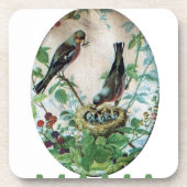 お腹をすかせたハート:ママ得の食べ物!.マ来マに コースター (正面)