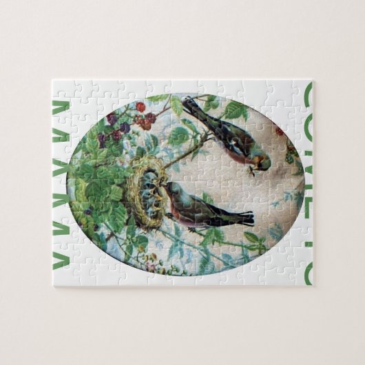 お腹をすかせたハート:ママ得の食べ物!.マ来マに ジグソーパズル (横)