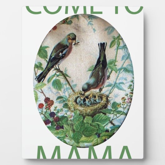 お腹をすかせたハート：ママ得の食べ物！.マ来マに フォトプラーク (正面)