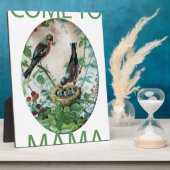 お腹をすかせたハート：ママ得の食べ物！.マ来マに フォトプラーク (側面)