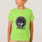 お腹をすかせた – キッズベーシックTシャツ Tシャツ (正面)