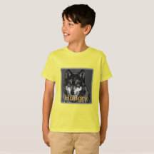 お腹をすかせた – キッズベーシックTシャツ