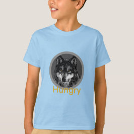 お腹をすかせた – キッズベーシックTシャツ Tシャツ