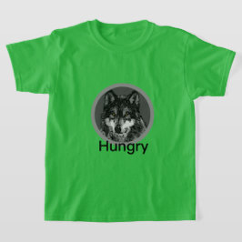 お腹をすかせた – キッズベーシックTシャツ Tシャツ