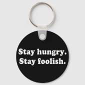 お腹をすかせたTシャツやギフトを控える キーホルダー (正面)