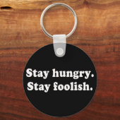 お腹をすかせたTシャツやギフトを控える キーホルダー (正面)