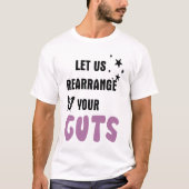 お腹を整理しよう Tシャツ (正面)