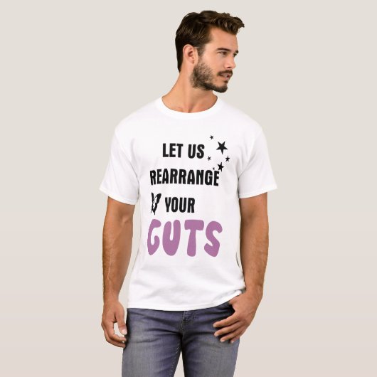 お腹を整理しよう Tシャツ (正面フル)