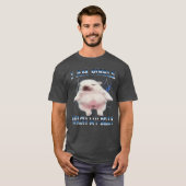 お腹を洗ってピブルくん おもしろい犬 お腹をきれいに Tシャツ (正面フル)