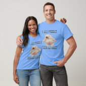 お腹を洗ってピブル！腹ペコ犬の面白い「お腹を綺麗にして」 Tシャツ (ユニセックス)
