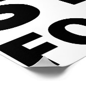 お腹を空かせて。ばかなまねしなさい。 ポスター (角)