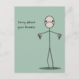 お腹痛い ポストカード