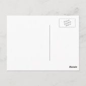 お航海の礼葉書 – ネイビー&金ゴールド ポストカード (裏面)