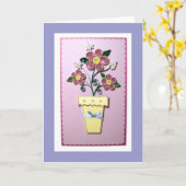 お花あいさつカード カード (黄色い花)