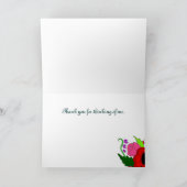 お花ありがとう サンキューカード (内部)