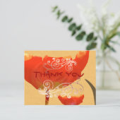 お花ありがとう ポストカード (スタンド正面)