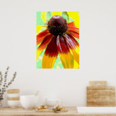 お花が咲く ポスター (キッチン)