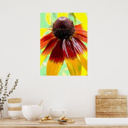 お花が咲く ポスター (キッチン)