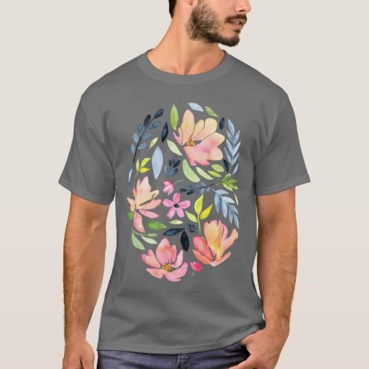 お花が足りないコメディ Tシャツ (正面)