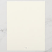 お花とランタン レターヘッド (裏面)