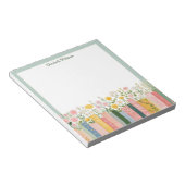 お花と本 ノートパッド (アングル)