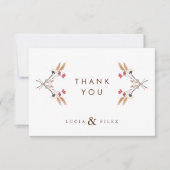 お花のサンプル ワイルドフラワー 感謝カード (正面)