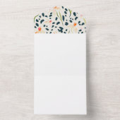 お花のデザイン - オリジナルを作成しよう (CYO) 招待状 (内側)