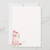 お花のバースデーパーティー 招待状 (裏面)