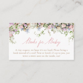 お花のピンクの赤ちゃんの本が咲くシリーズの絵本 エンクロージャーカード